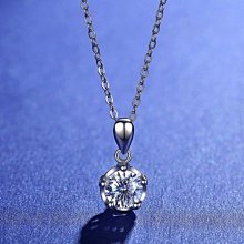 GRA莫桑鑽經典6爪耳環女士耳環結婚訂婚耳環女士配件925銀鍍8k金 歷史價格詳細信息