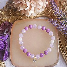 紫雲母 斜紅磷鐵礦 手珠約8.3mm 無優化 （顏色均勻漂亮 上手超美 舒緩煩躁 增進人緣) 小精品~有影片 歷史價格詳細信息