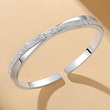 999純銀細款手鐲女亮面磨砂簡約氣質足銀竹節手環首飾品刻字鐲子-鴻運飾品 歷史價格詳細信息