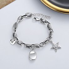 韓國東大門925純銀字母笑臉開口戒指女簡約街頭十字架鏈條戒子潮-鴻運飾品 歷史價格詳細信息