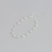 香港正生純銀 HK 光珠蛇骨腳鍊 S925 百搭 如意貓 歷史價格詳細信息