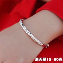 9999純銀手鐲女貴妃實心銀鐲足銀年輕款女士光面素圈小眾生日禮物 XYXP3414超夯 正品 活動 歷史價格詳細信息