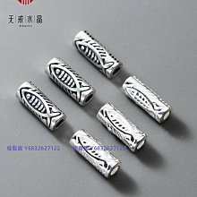 diy桶珠長珠通孔串珠戒托 S925純銀戒指空托可旋轉鑲綠松琥珀銀托-玲瓏心飾 歷史價格詳細信息