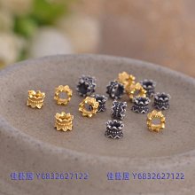 S925純銀DIY串珠手鏈彎管 竹節銀骨小管隔珠水晶項鏈女DIY配飾件-佳藝居 歷史價格詳細信息