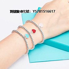 代購T家琺瑯心形手鏈925純銀鍍18k金手環蒂家雙心手串小紅心粉心手珠 明星大牌同款首飾 價格比較,價格查詢,歷史價格詳細信息
