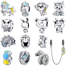 明星同款 Pandora潘朵拉手鏈春季花鳥系列漸變滴油蝴蝶花串珠DIY飾品配件925銀 歷史價格詳細信息