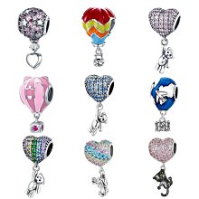 明星同款 Pandora潘朵拉手鏈春季花鳥系列漸變滴油蝴蝶花串珠DIY飾品配件925銀 歷史價格詳細信息