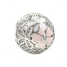 明星同款 PANDORA潘朵拉鑲滿鉆蝴蝶結開口可調戒指歐美時尚個性獨特銅手飾女小眾高級輕奢 歷史價格詳細信息