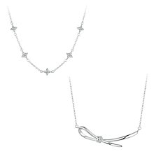 純銀四葉草項鏈女18K彩金2023新款爆款生日七夕情人節禮物送女友 歷史價格詳細信息