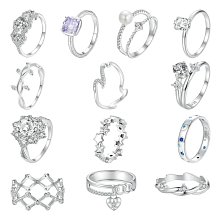 戒指雙層星星鋯石戒指女小眾設計閨蜜指環輕奢高級感時尚個性食指環戒 歷史價格詳細信息