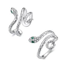 開口時尚個性旋轉小眾設計四葉草戒指2021年新款潮網紅爆款介子 歷史價格詳細信息