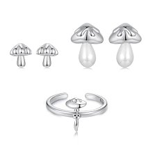 戒指s925銀珍珠戒指小眾設計素圈疊戴高級感時尚個性開口溫柔素雅 歷史價格詳細信息