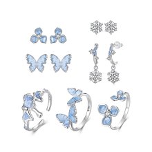 S925純銀戒指貓耳朵開口戒森林系女孩送禮物超萌可愛戒指-銀/白/粉/黑【AAA2285】 歷史價格詳細信息