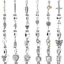 首飾配件#Pandora潘多拉七夕情人節新品長條裝飾連環手鏈玫瑰金環扣手鏈 歷史價格詳細信息