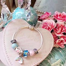 Pandora潘朵拉 彩虹與雲925純銀琺瑯吊飾墜飾串珠串飾 附原廠禮盒禮袋 垂墜粉嫩色系彩虹 型號797016ENMX 歷史價格詳細信息