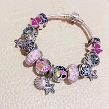 Pandora潘多拉925銀 海洋系列-藍色波浪 滑扣式手鏈599436C01~兔年特價 歷史價格詳細信息