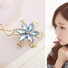 藍色甜美花朵小珠花髮飾髮梳髮插新娘頭飾婚紗結婚禮配飾品 歷史價格詳細信息