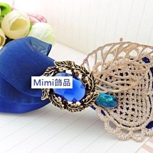 ☆Mimi飾品☆ 浪漫甜美＊典雅時尚金色蝴蝶飛舞水鑽純白輕紗翠綠蝴蝶結飄帶＊髮夾/邊夾/自動夾/公主夾/瀏海夾＊220元 歷史價格詳細信息