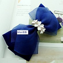 ☆Mimi飾品☆ 浪漫甜美＊典雅白色緞帶滿天星花朵水鑽＊別針/胸針＊180元 歷史價格詳細信息