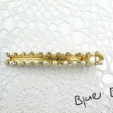 ~*BlueBo*~正韓 韓國飾品 精緻蛋石蝴蝶結線夾組(2入一組)  一字夾  髮夾/邊夾/髮飾/瀏海夾 歷史價格詳細信息