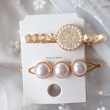 金屬髮夾 瀏海夾 邊夾 氣質珍珠小抓夾髮夾????女王要美麗???? 歷史價格詳細信息