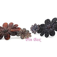 【NEW】Pin Box法國自動夾/菱格紋造型/好扣好夾/適合盤髮/ C025 霧面咖底 霧面黑底※現貨※ 歷史價格詳細信息
