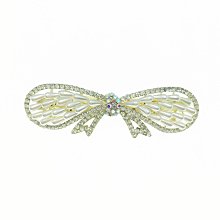 韓國水鑽蝴蝶結髮夾,鑲鑽水晶花朵髮飾,馬尾裝飾頭飾 歷史價格詳細信息