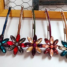 韓國 手工寶石壓夾 水晶寶石夾 造型壓夾 髮夾 髮飾 歷史價格詳細信息