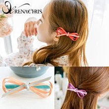 Navy 布藝手作 ☆ 韓國 品牌  Rena chris 秀氣甜美蝴蝶結球球彈簧夾 歷史價格詳細信息