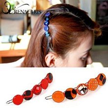 韓國 手工寶石壓夾 水晶寶石夾 造型壓夾 髮夾 髮飾 歷史價格詳細信息