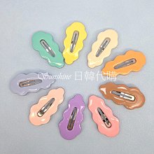 韓國 糖果色髮夾 彩虹馬卡龍BB夾 亮面水滴素色邊夾髮飾-超值10入 kiret 歷史價格詳細信息