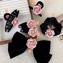 粉色毛絨抓夾女後腦勺大號鯊魚夾子髮量多2023新款冬季毛茸茸頭飾 歷史價格詳細信息