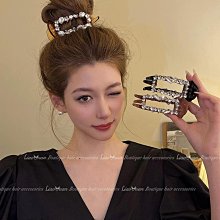 高級感精致珍珠發夾復古女側邊一字夾發卡旗袍邊夾2022年新款高端-特價 歷史價格詳細信息