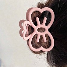 粉色蝴蝶結髮夾 大抓夾 水蜜桃造型髮夾 大鯊魚夾 大號髮夾 日系髮飾 大嘴夾 可愛頭飾 固定頭髮盤髮抓夾 扎頭髮碎髮神器 歷史價格詳細信息