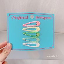 Hello V 正韓製 閃閃亮片設計可愛髮夾組(二入)*多色*【S0815-140】兒童 歷史價格詳細信息