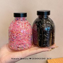 皮套細發小無扎繩痕頭髮簡約扎圈髮圈發高彈力女耐用黑色頭橡皮筋 歷史價格詳細信息