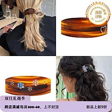 定製emijay彩色琉璃花朵髮夾五葉花朵抓夾夾瀏海夾醋酸髮飾 歷史價格詳細信息