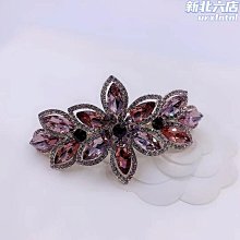 水晶大號髮夾女2024新款高級感盤發鯊魚夾發卡夾子頭飾後腦勺抓夾 歷史價格詳細信息