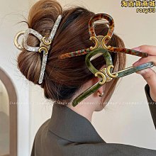 髮夾超大號抓夾厚頭發鯊魚夾15cm發抓大發夾后腦勺盤發夾子頭飾發卡女 歷史價格詳細信息