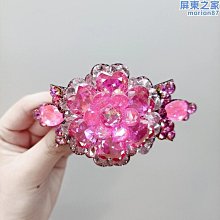 水晶大號髮夾女2024新款高級感盤發鯊魚夾發卡夾子頭飾後腦勺抓夾 歷史價格詳細信息