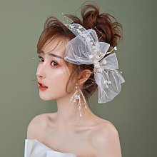 【新款】【新款】白色婚紗頭飾新款短款女新娘韓式簡約仙網紅拍照森系速賣通跨境 歷史價格詳細信息