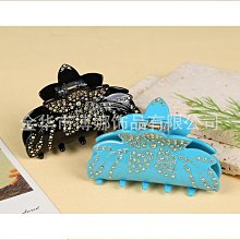 盤發髮夾後腦勺大號抓夾頭髮夾子頭飾頂夾發抓鯊魚夾發卡 歷史價格詳細信息