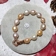 【YYC Jewelry】淡水珍珠 極光 圓珠 手鏈 水晶手鏈 #P27 紫粉色(隨機發貨) 歷史價格詳細信息