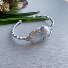 天然淡水珍珠巴洛克套裝項鍊吊墜戒指耳釘高級感飾品 歷史價格詳細信息