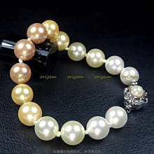 珍珠林~10mm緬甸紫羅蘭玉珠搭配10MM硨磲貝珍珠手鏈.歡迎加購項鏈，耳環搭配成套#516+2 歷史價格詳細信息