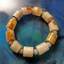 【開運如意閣】J005黑曜石~手鍊-擺件-圓珠22/12mm手圍約20公分~天然黑曜岩一般有呈灰黑色礦眼非瑕疵 歷史價格詳細信息