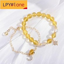 水晶手鏈女韓版小眾魚尾吊墜白水晶手串簡約白水晶手飾 歷史價格詳細信息