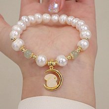 爆款天然珍珠手鍊淡水灰珍珠手飾送媽媽禮物媲美灰色淡水珍珠 歷史價格詳細信息