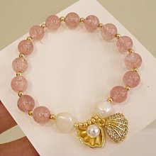 天然草莓晶手鏈女925純銀粉水晶多層多圈手串女粉晶手飾手串夏季特艾超夯 精品 歷史價格詳細信息