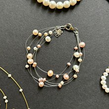 天然淡水飽滿碎銀珍珠天巴洛克珍珠項鍊女磁吸愛心配飾氣質職場潮 歷史價格詳細信息